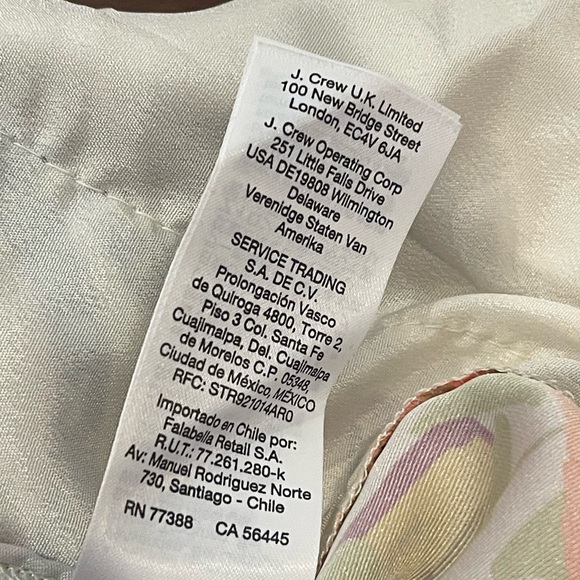 guc j crew Colorful Animal Print wide leg pants 6 - Picture 5 of 8